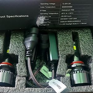 LRTER 9012/HIR2 LED Headlight Bulbs 110W High Power 20000LM Extremely Bright 650